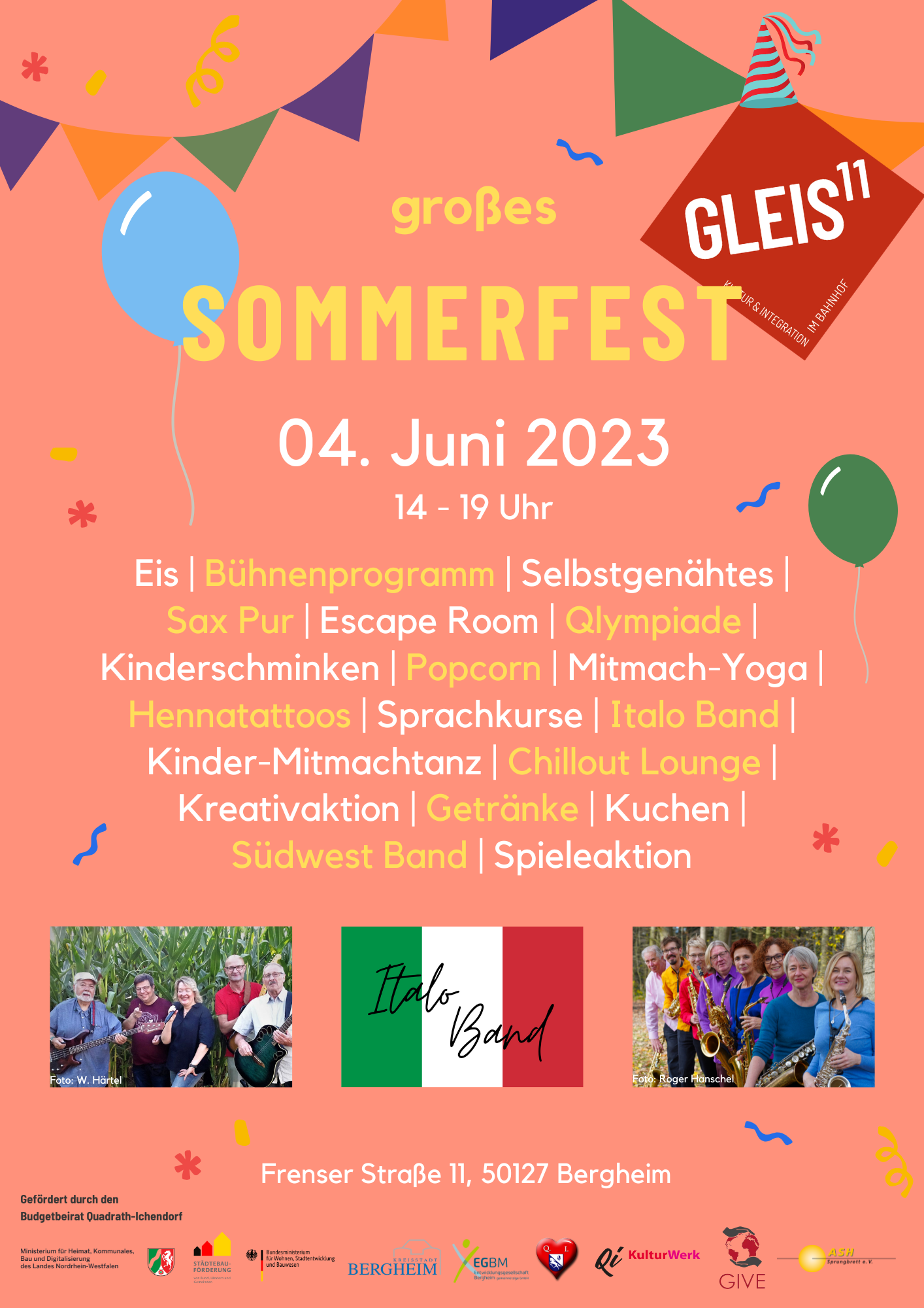 Plakat Sommerfest 2023 A4