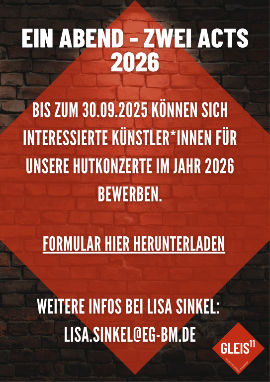Bewerbung Ein Abend Zwei Acts 2026 Mittel